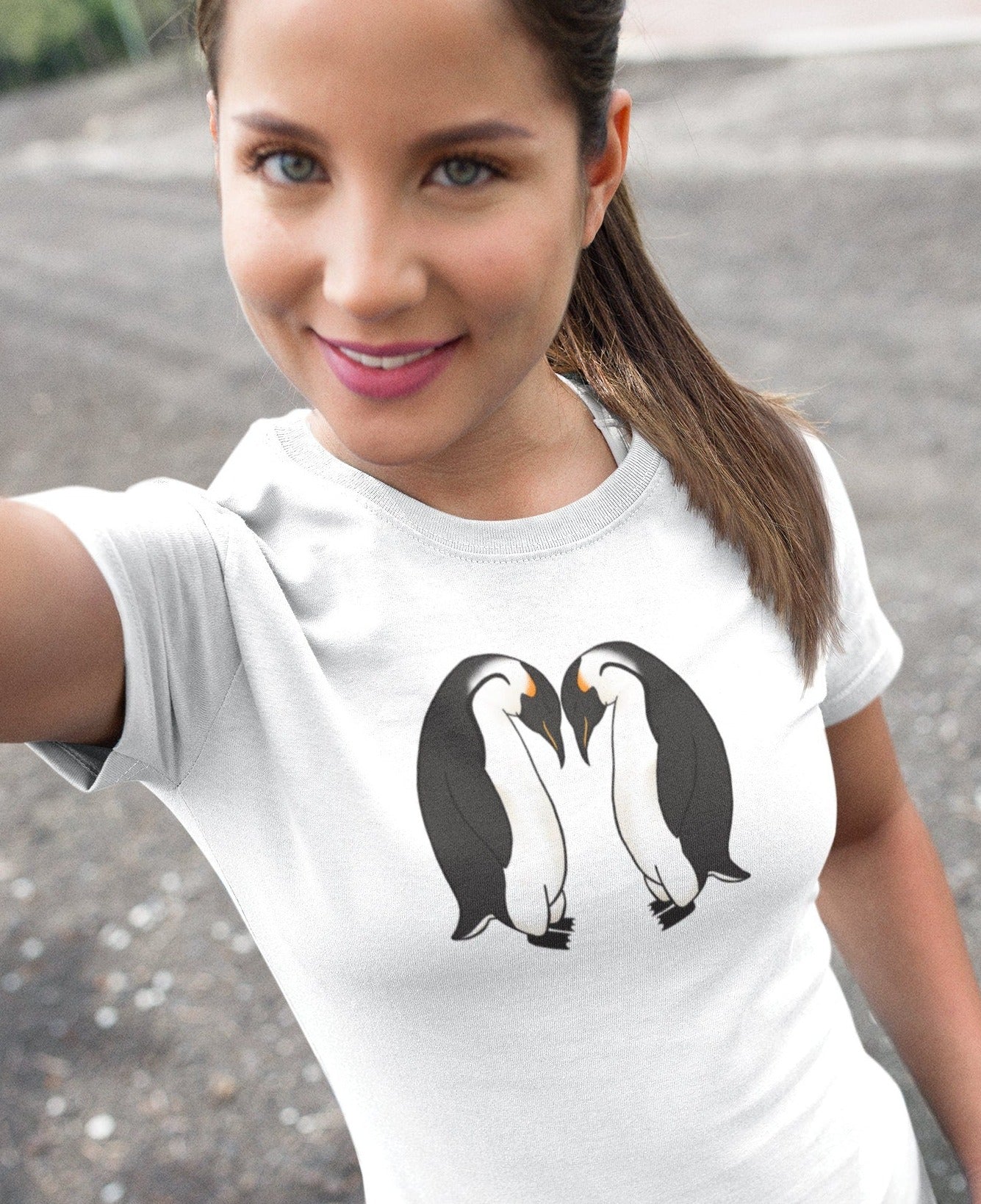 Penguin t-shirt - In love penguins t-shirt