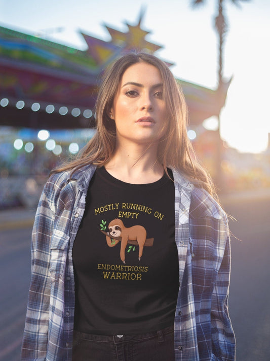 Endometriosis t-shirt - Sloth endometriosis warrior t-shirt