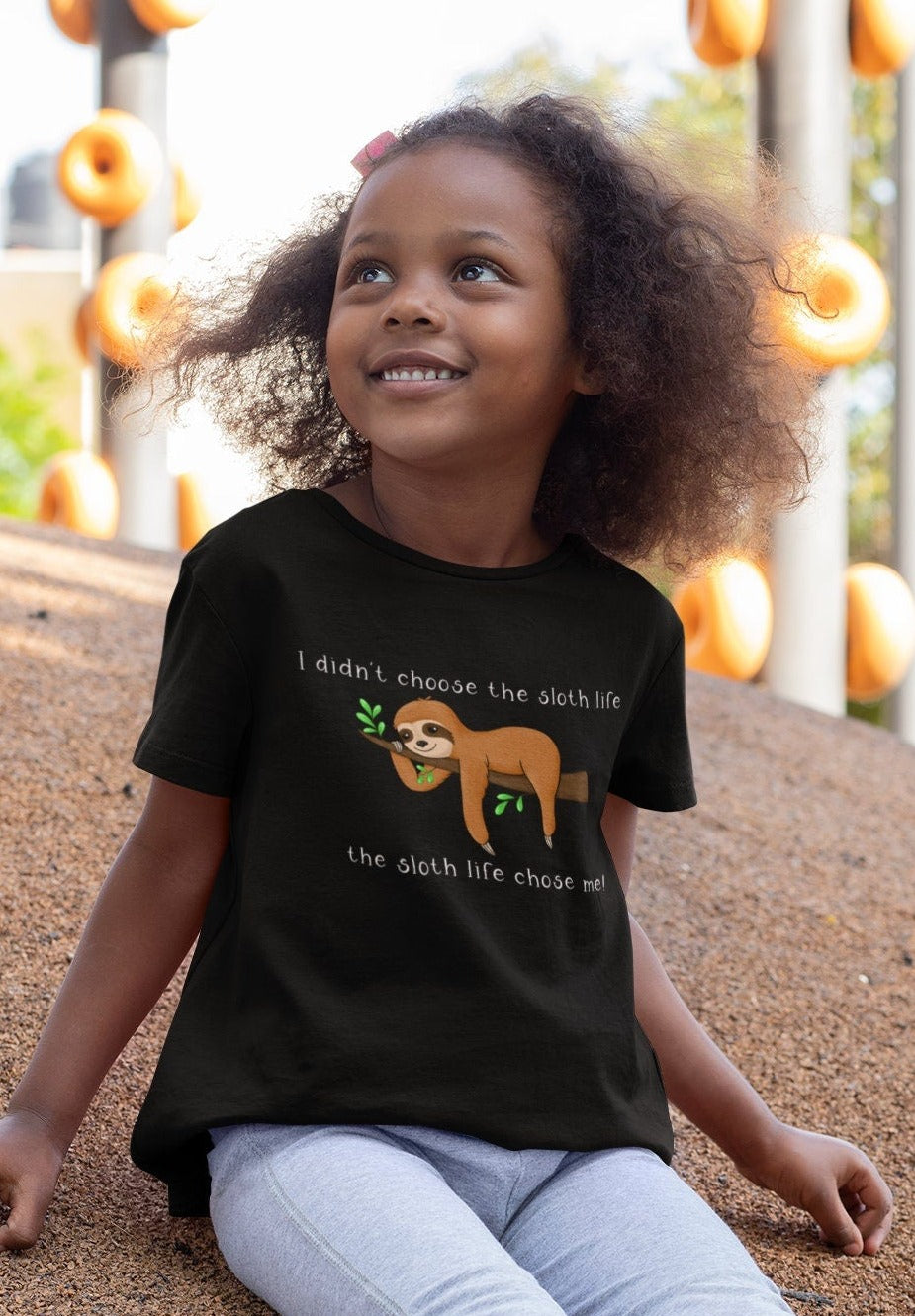 Sloth t-shirt -The sloth life chose me t-shirt