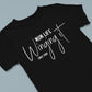 Mum t-shirt with - mum life, winging it- personalised with date.