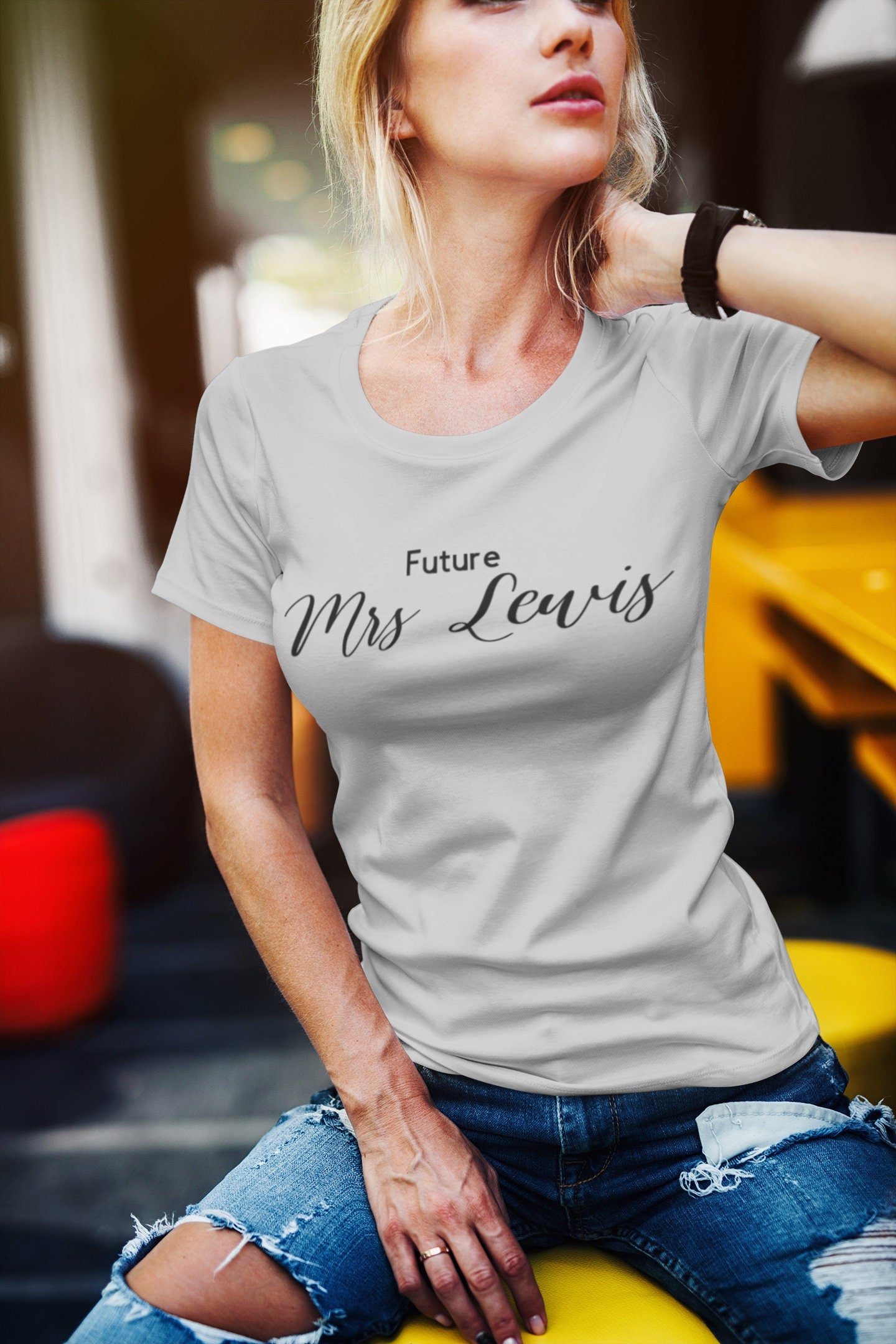 Personalised future Mrs t-shirt