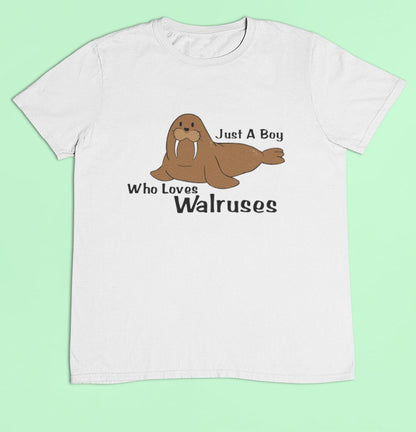 Walrus lover t-shirt - Just a boy/girl who loves walruses