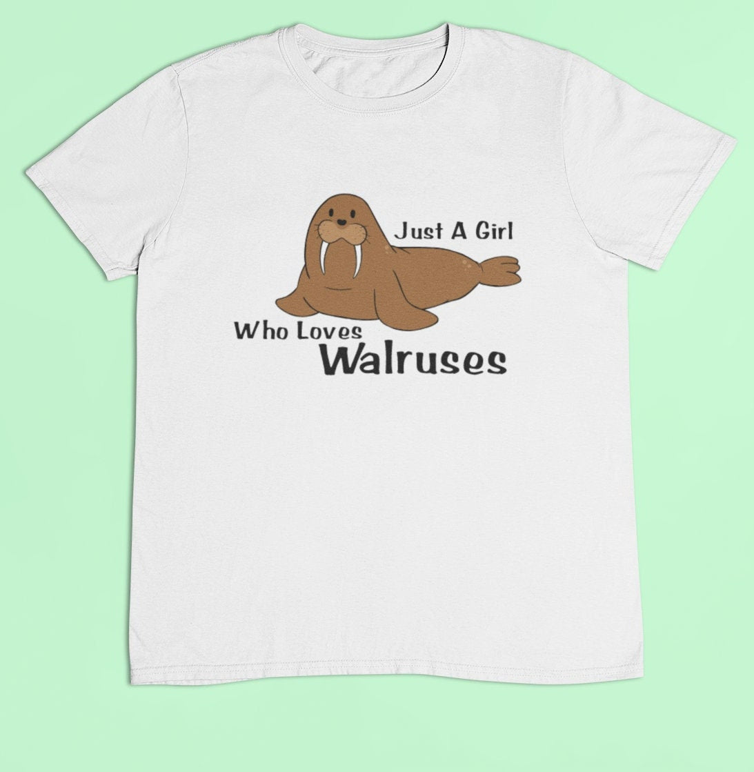 Walrus lover t-shirt - Just a boy/girl who loves walruses