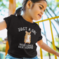 Just a girl who loves her hammie t-shirt - hamster love t-shirt - children's sizes