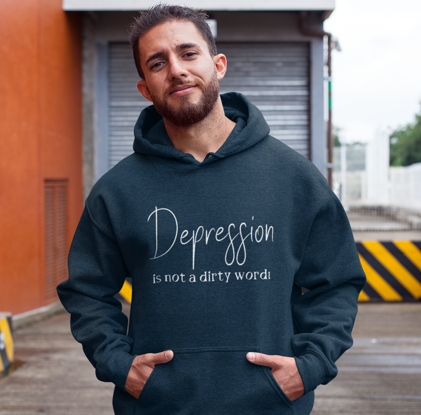 Depression Inclusivity Hoodie - Depression Is Not A Dirty Word