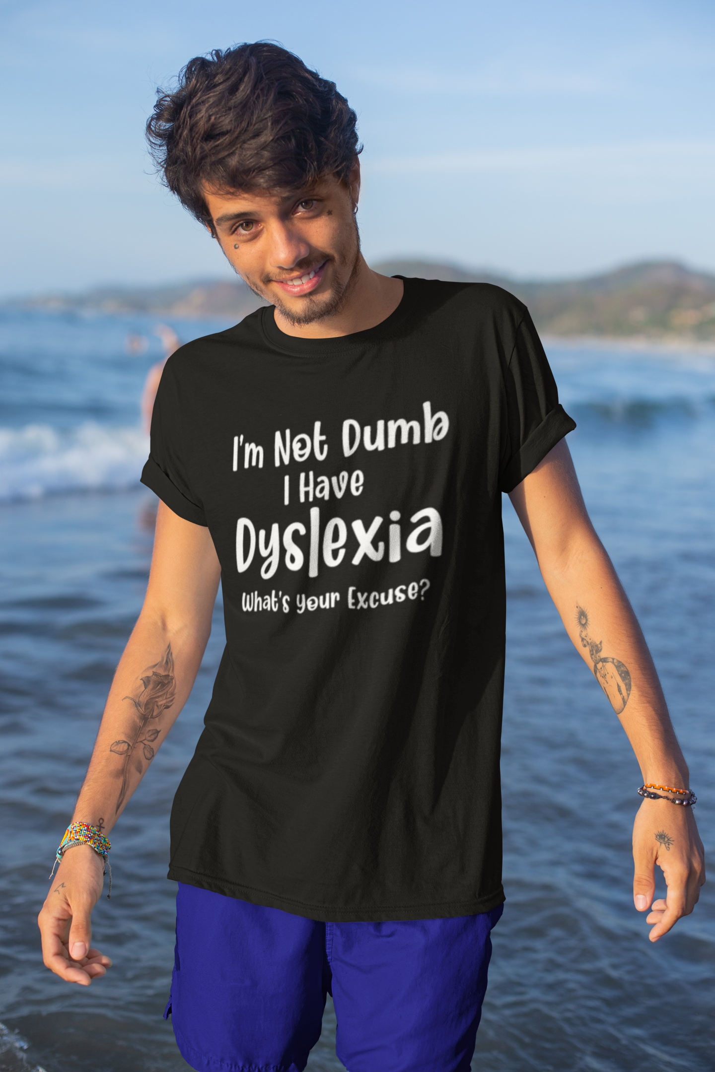 I'm Not Dumb Dyslexia Top. Dyslexia t-shirt- Adult sizes