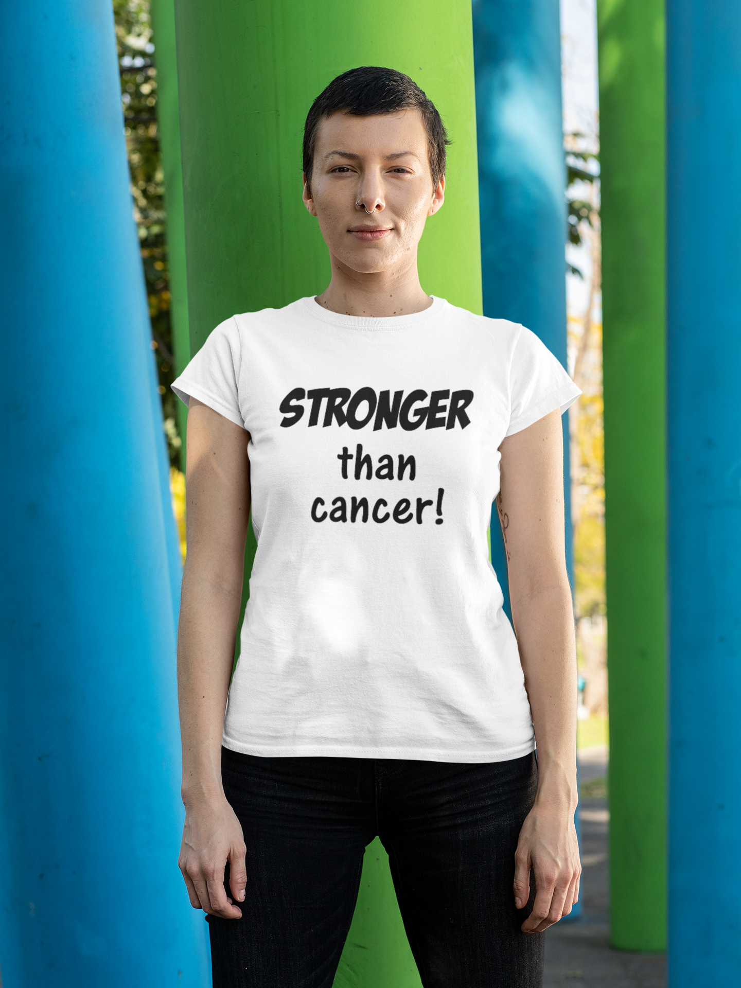 Cancer warrior t-shirt - stronger than cancer