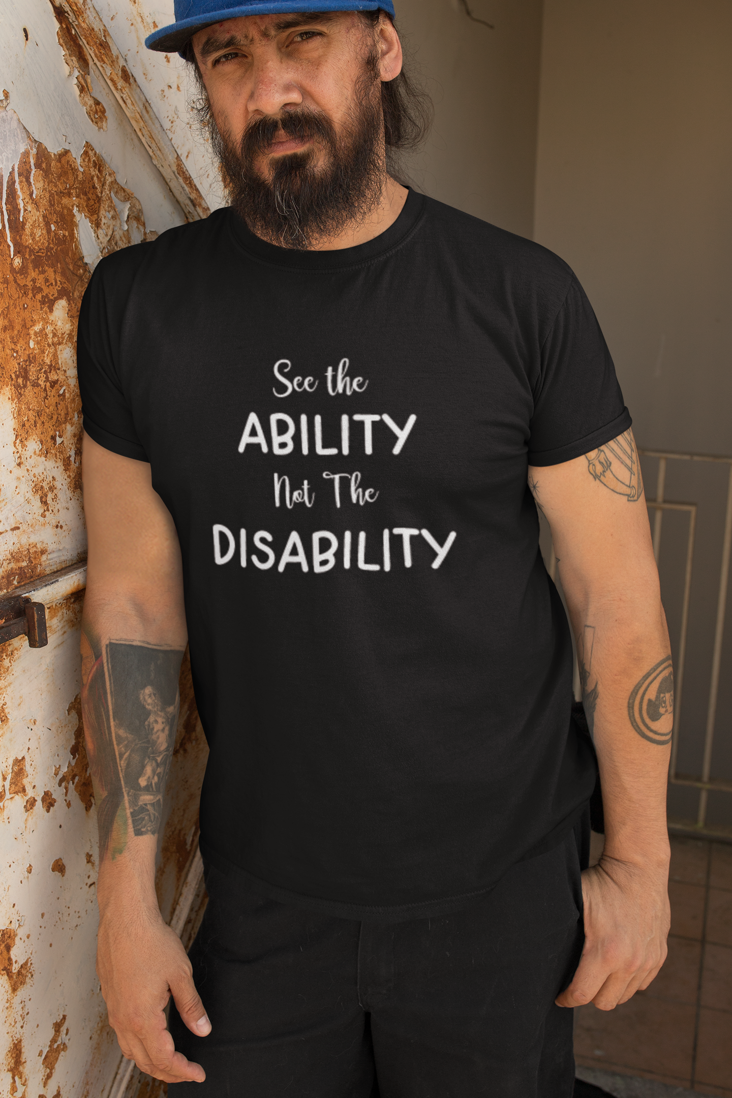 Disability awareness t-shirt - See the ability not the disability