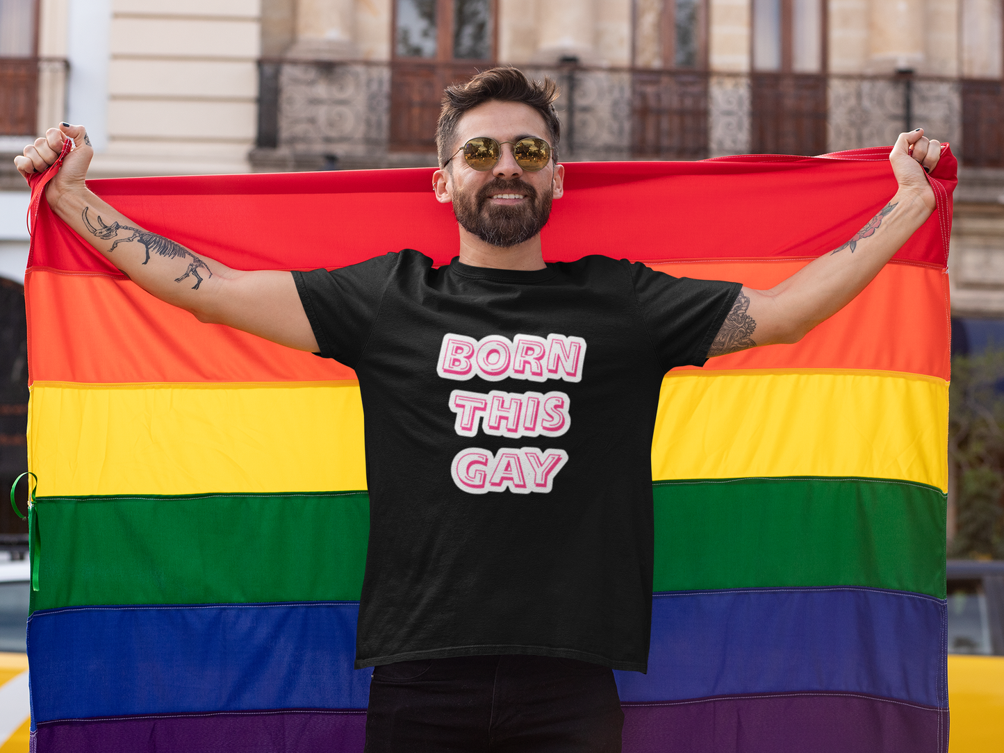 Gay Pride t-shirt - Born this gay