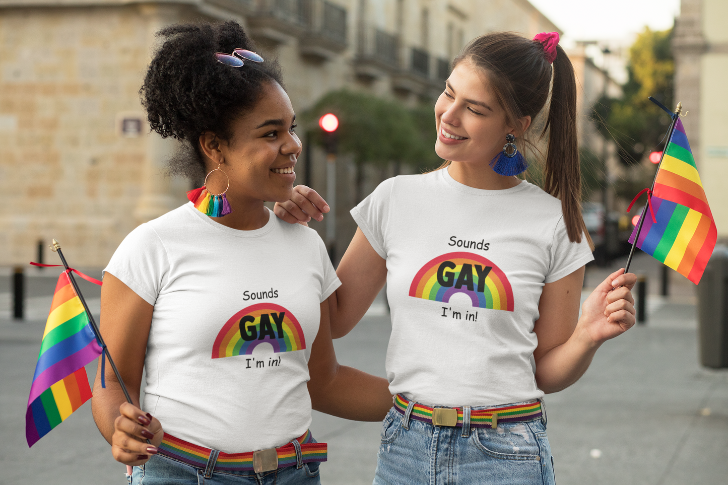 Gay Pride t-shirt - Sounds Gay, I'm In