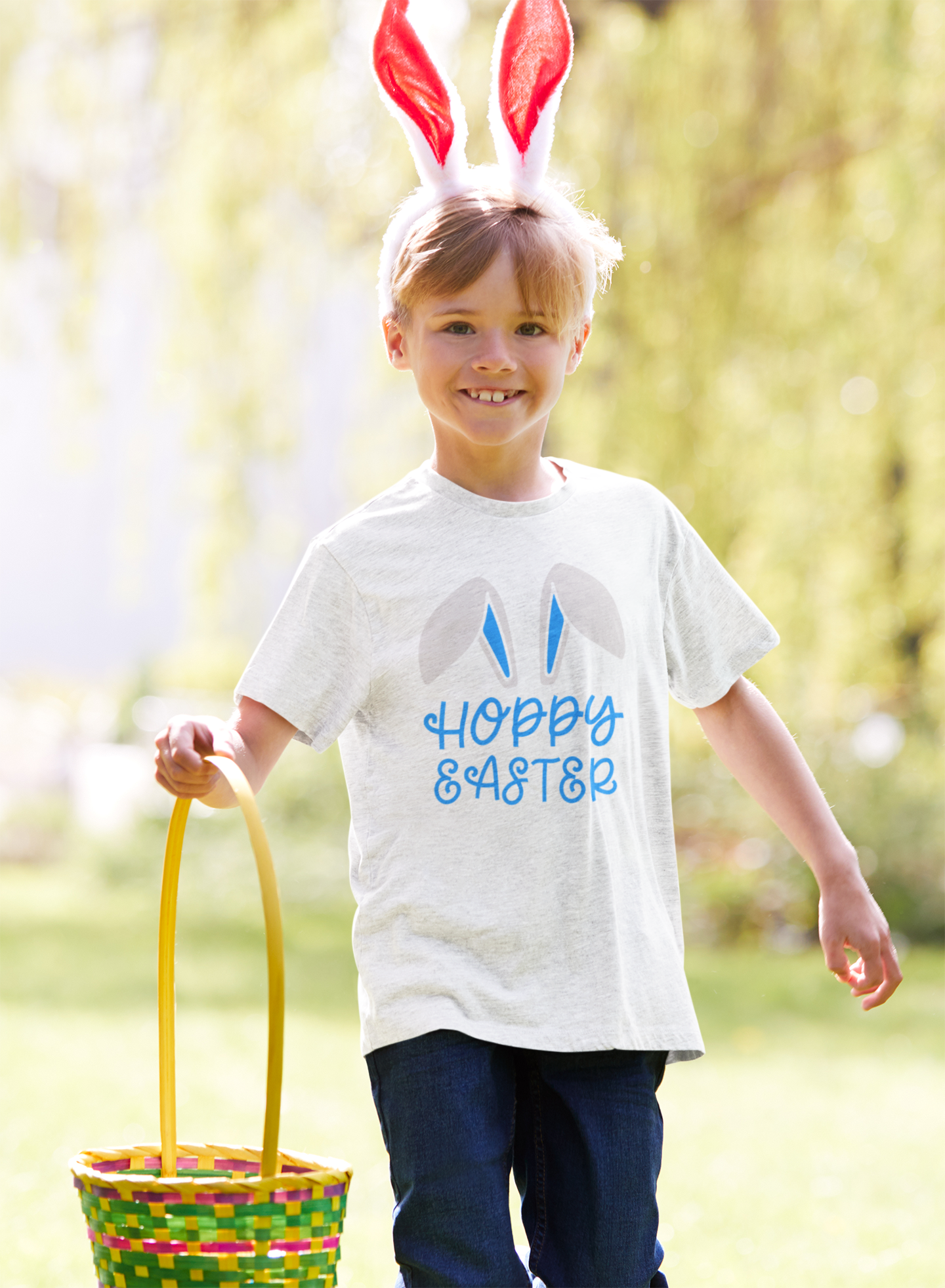 Kids Easter t-shirt - Hoppy Easter