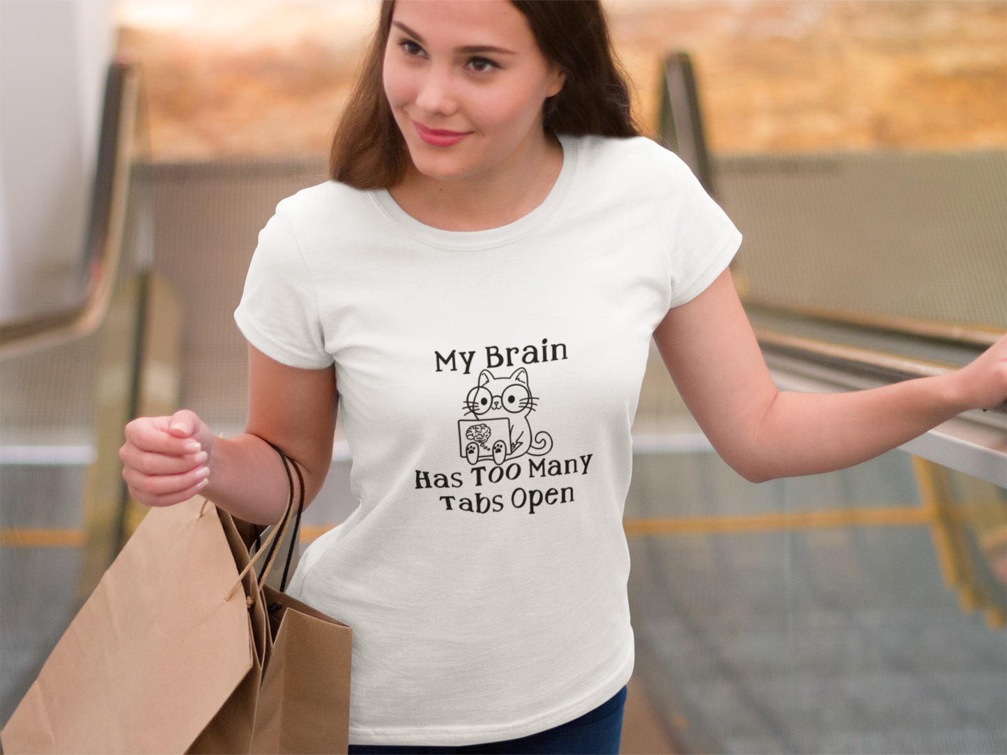 My brain has too many tabs open t-shirt