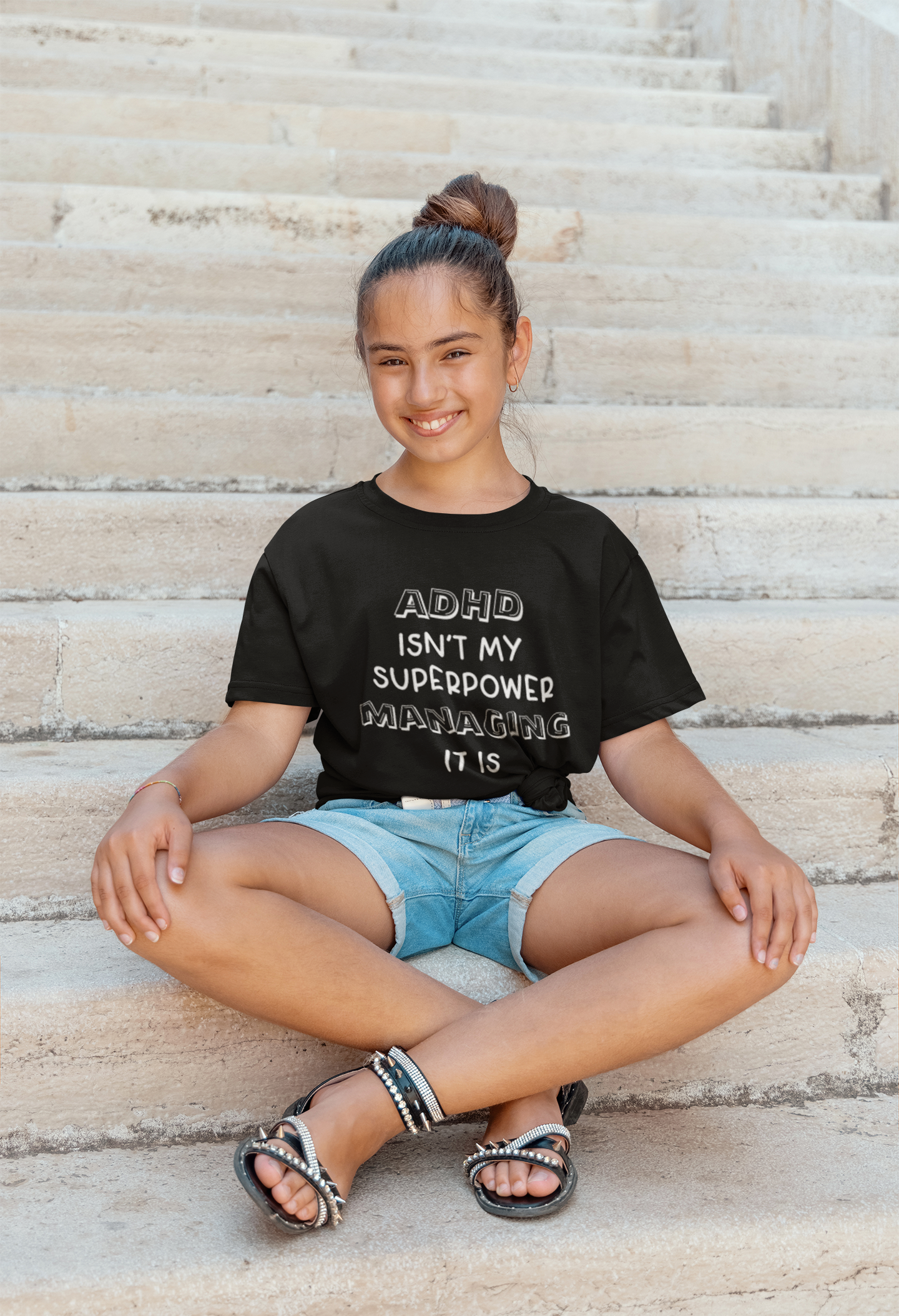 ADHD t-shirt - ADHD isn't my super power, managing it is - Children's sizes