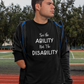 Disability awareness t-shirt - See the ability not the disability