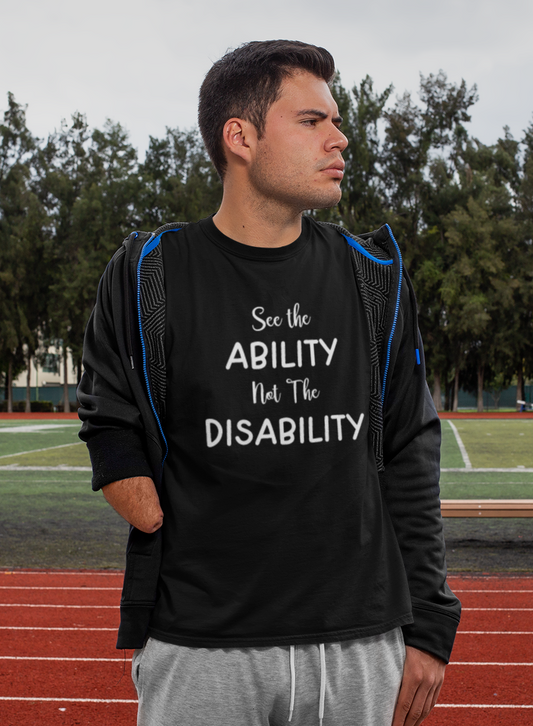 Disability awareness t-shirt - See the ability not the disability