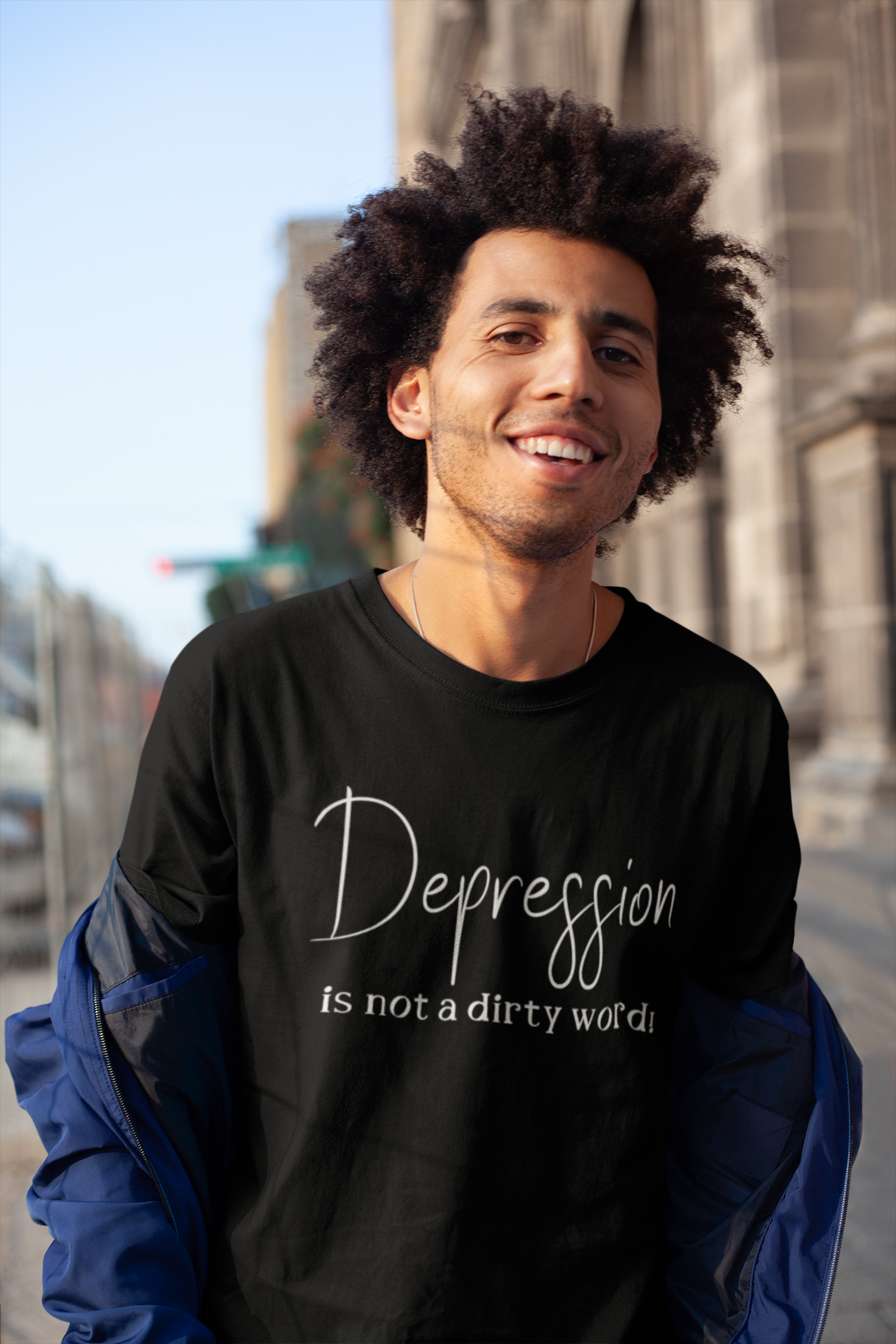 Depression t-shirt- Depression is not a dirty word