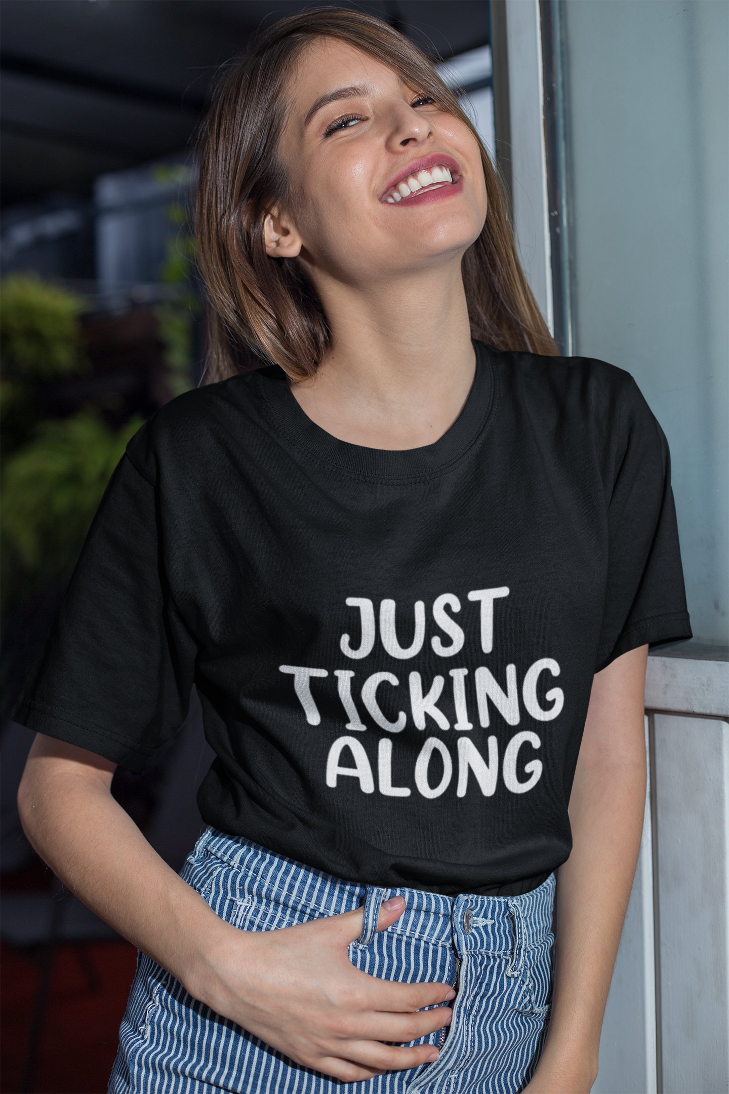 Tourette syndrome fun t-shirt - Just ticking along