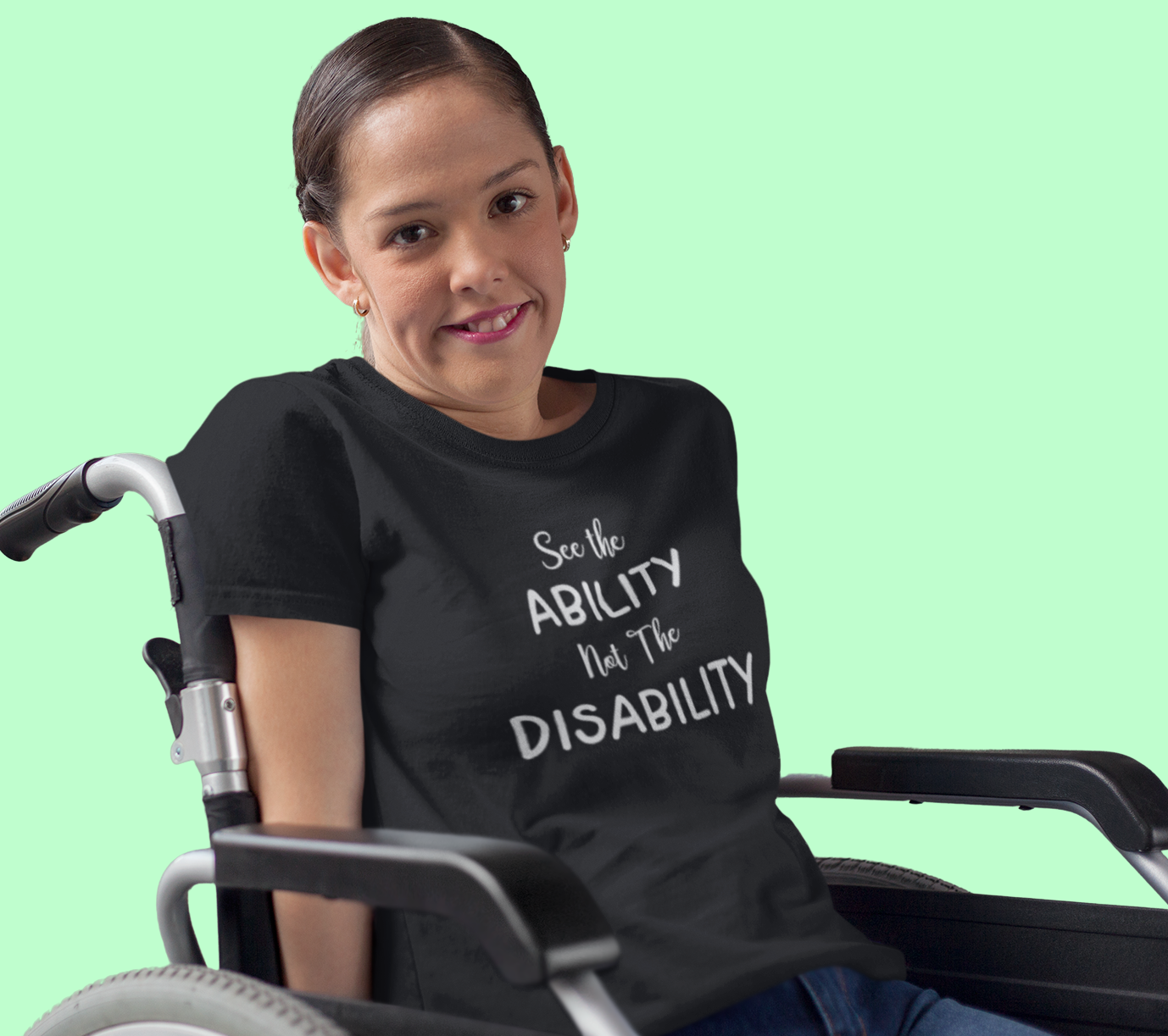 Disability awareness t-shirt - See the ability not the disability